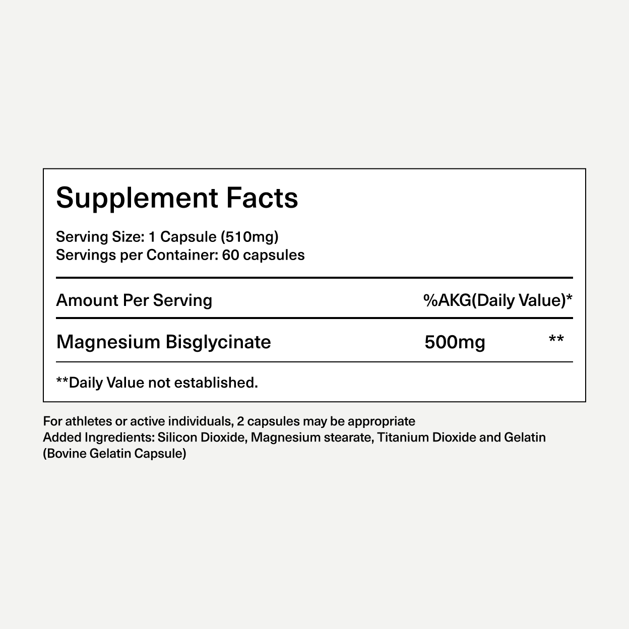 Magnesium Bisglycinate